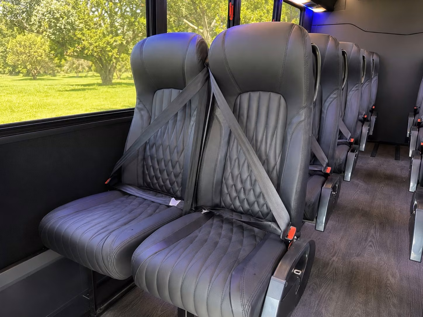 15 passenger minibus inside