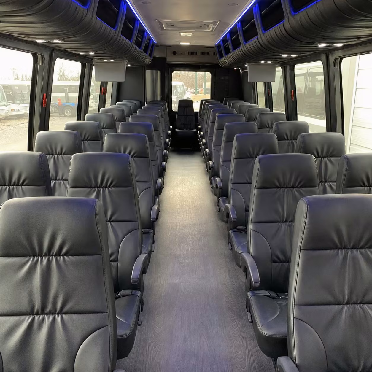 30 passenger minibus interior