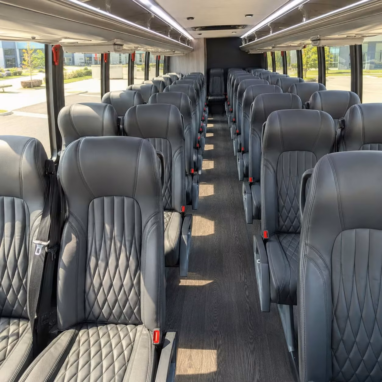 35 passenger minibus inside