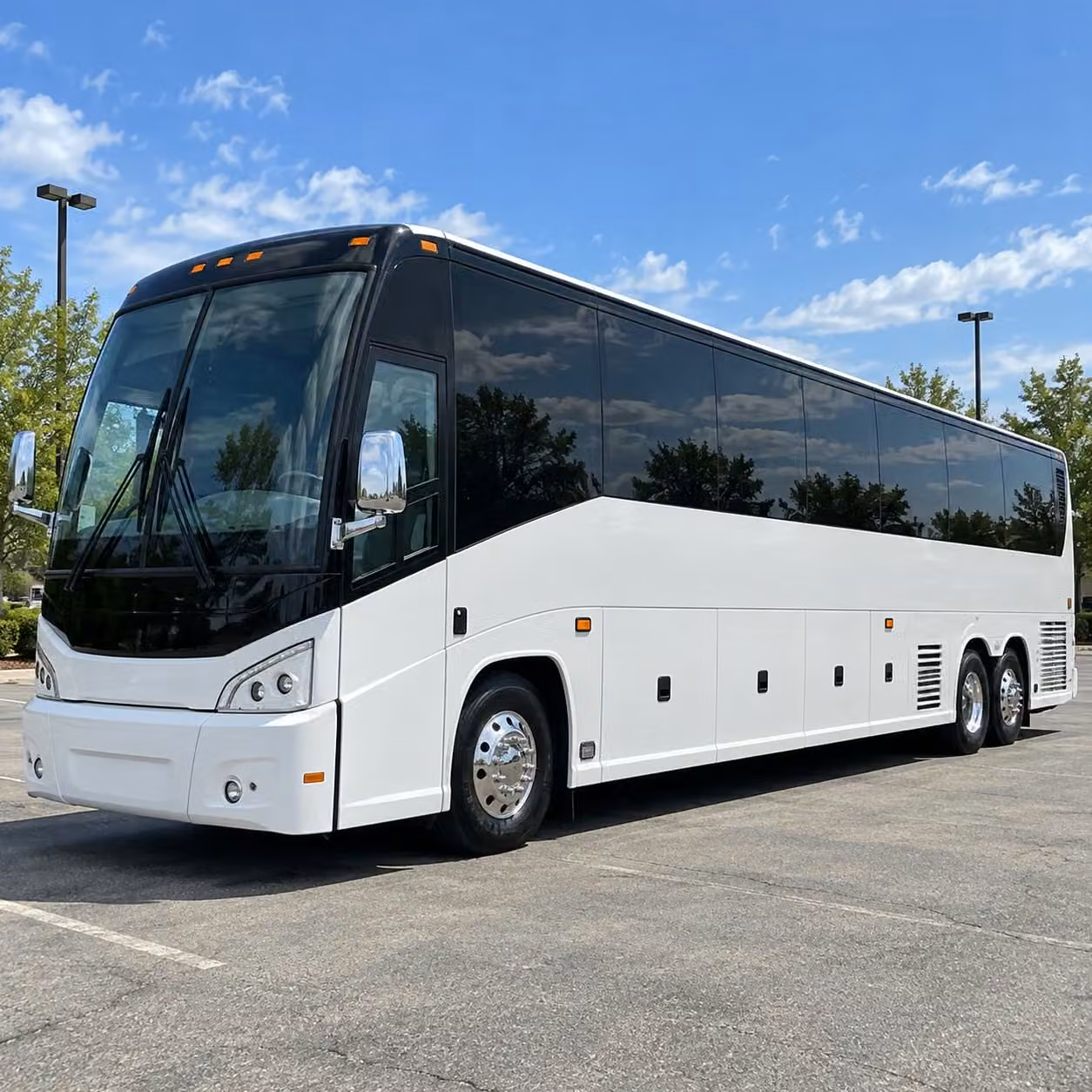 sofi stadium shuttle bus rentals for rams and chargers games from glendale
