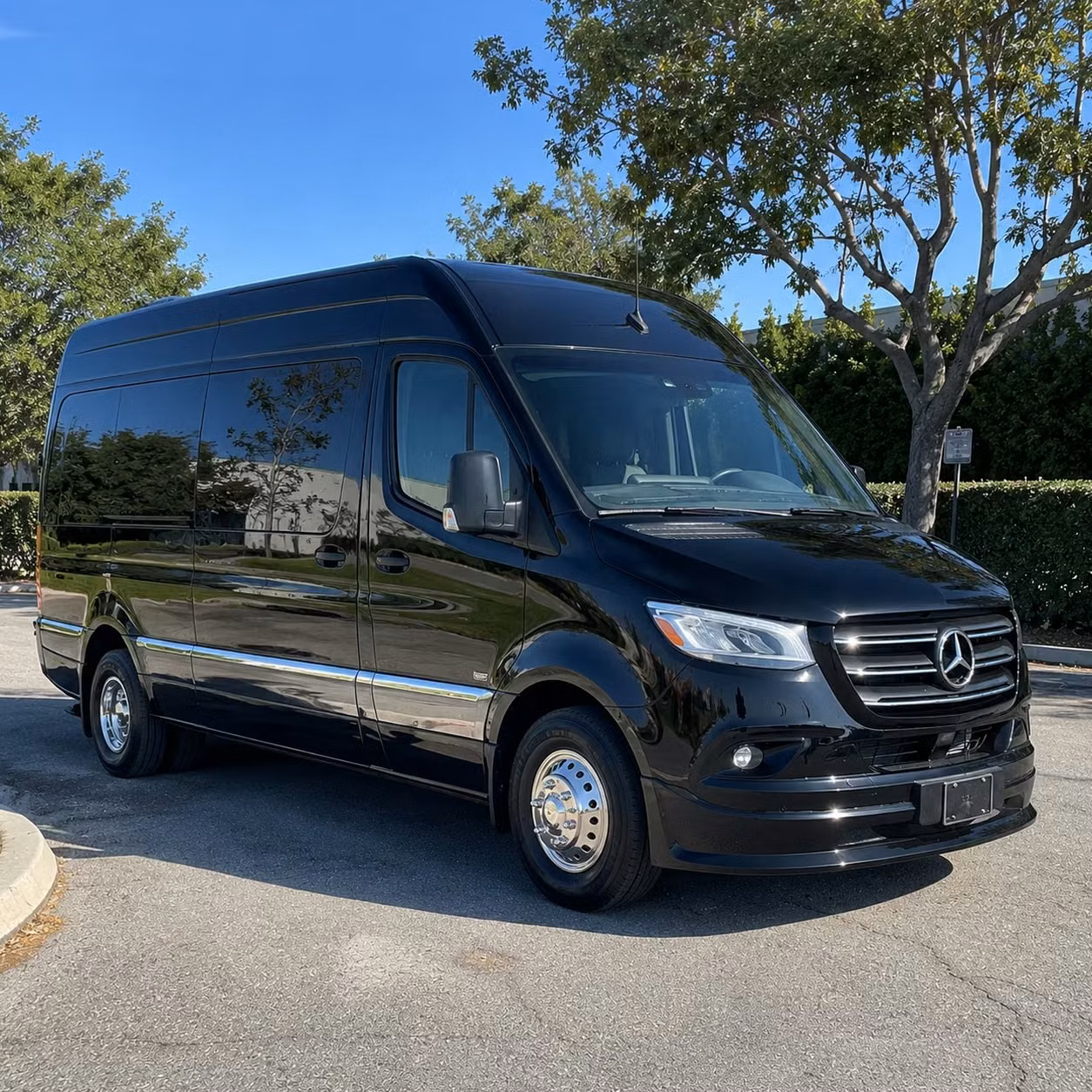 sprinter van with driver